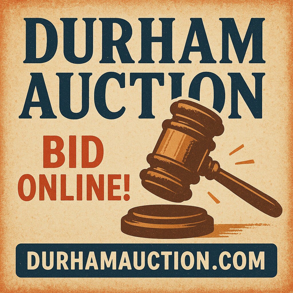 20250516 0224 durham auction ad simple compose 01jvavjmk0fc8sam5xq0v09kx7 1